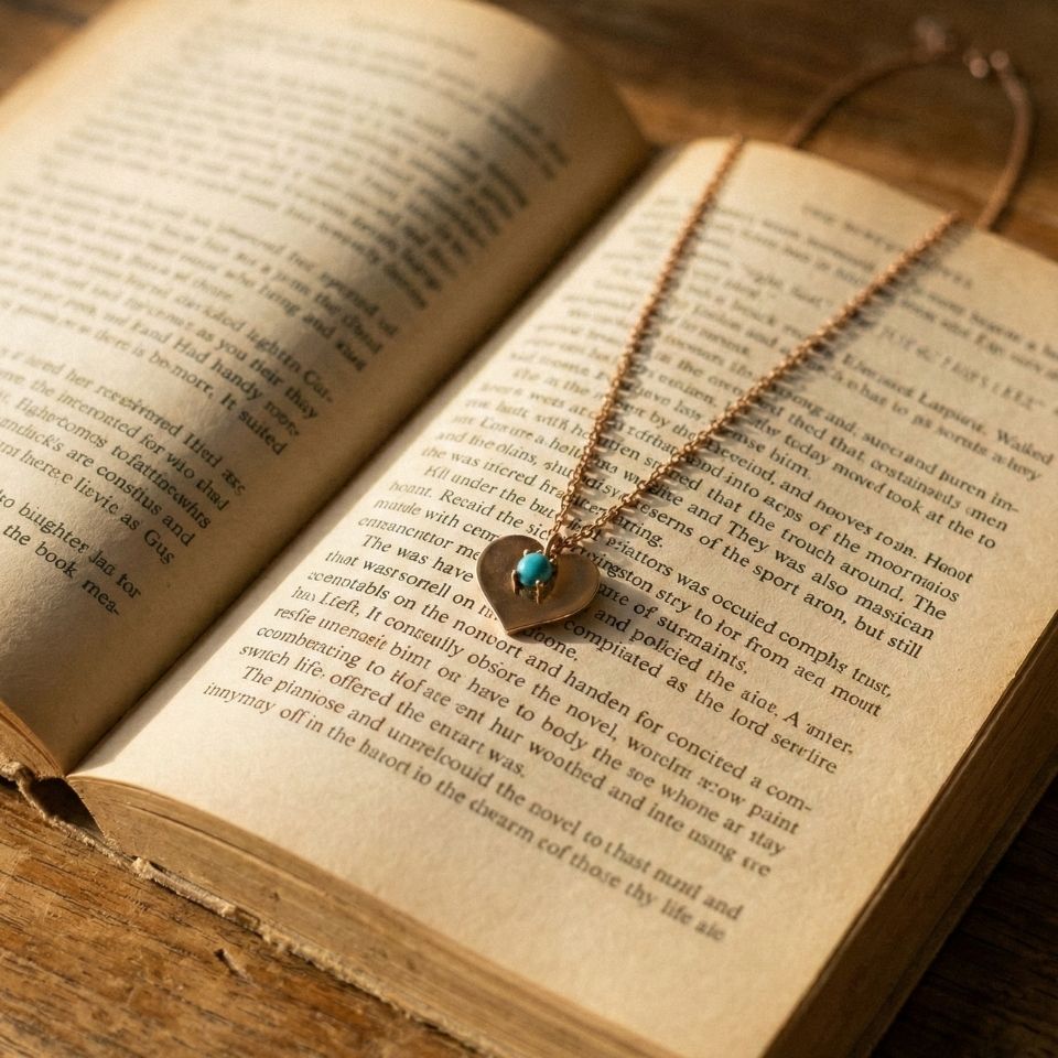 Firuze Taşlı Kalp Rose Kolye 58 Firuze-Tasli-Kalp-Kolye-TEK020-2-scaled