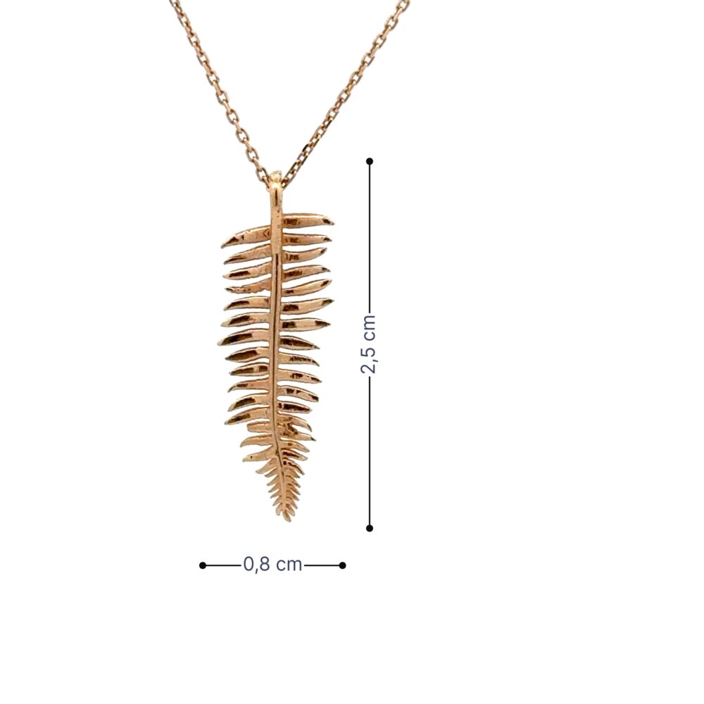 Kus Tuyu Rose Kolye-TEK065