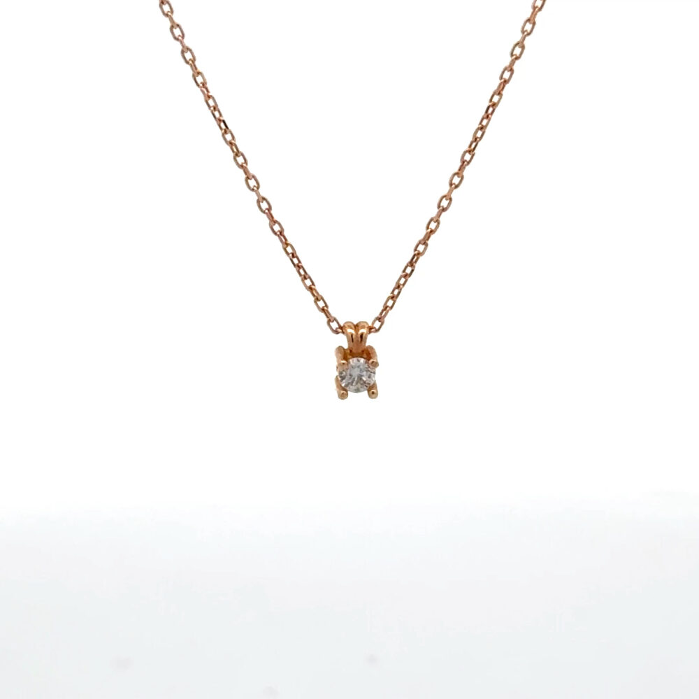 Minimal Rose Tektaş Kolye 90 Minimal Rose Tektas Kolye TEK057 1